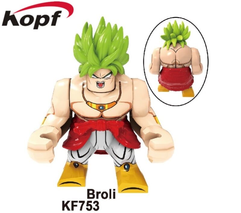 Kopf Dragon Ball Broli Broli Boy Spelling Minifigures - Image 5