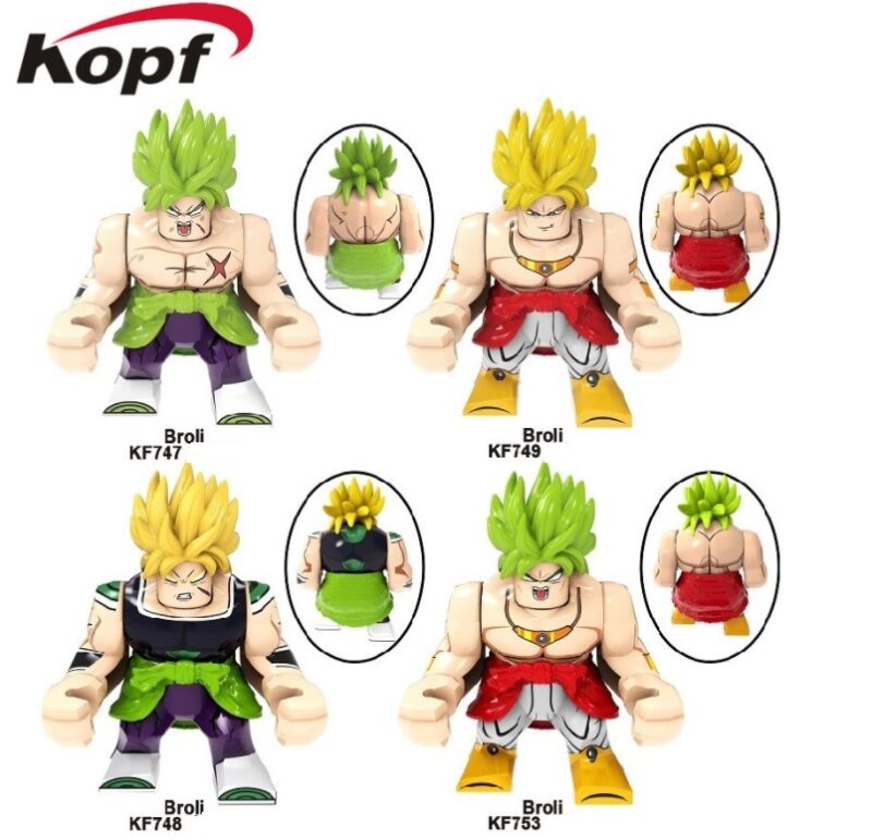 Kopf Dragon Ball Broli Broli Boy Spelling Minifigures